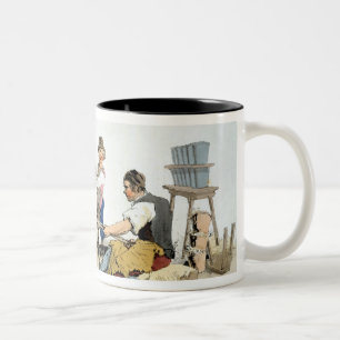 Potters, from 'Costume of Great Britain', publishe Two-Tone Coffee Mug