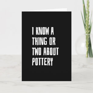 Pottery Card