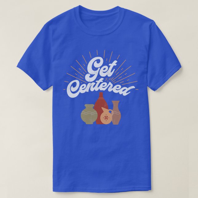 Pottery Centring T-Shirt (Design Front)