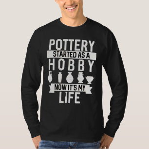 Pottery Ceramic Pot Artist Kiln Clay Design 3 T-Shirt