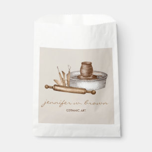 Pottery Ceramics customer gift Favour Bag