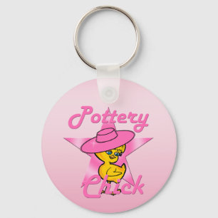 Pottery Chick #8 Keychain