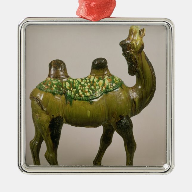 Pottery Chinese wailing camel Metal Ornament (Front)