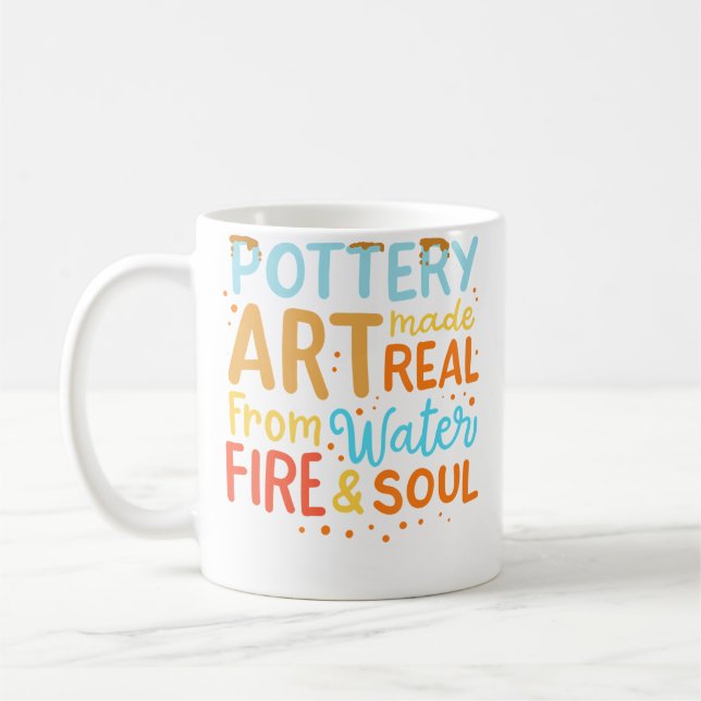 Pottery Coffee Mug (Left)
