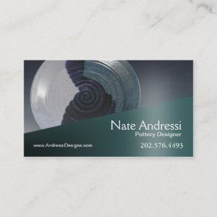 "Pottery Designer I" - Ceramics Business Card