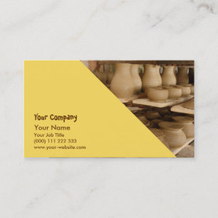 Pottery drying business card