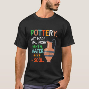 Pottery Earthenware Handmade Sculpting Ceramic Hob T-Shirt