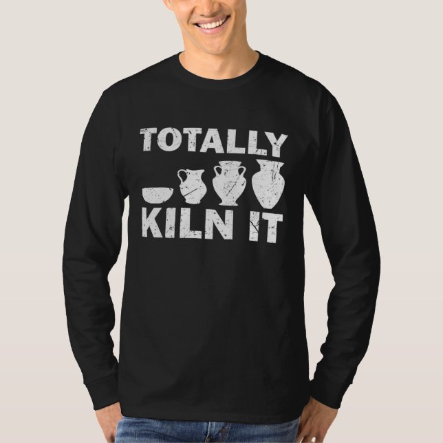 Pottery For Men Women Cool Ceramic Pottery Kiln T-Shirt (Front)