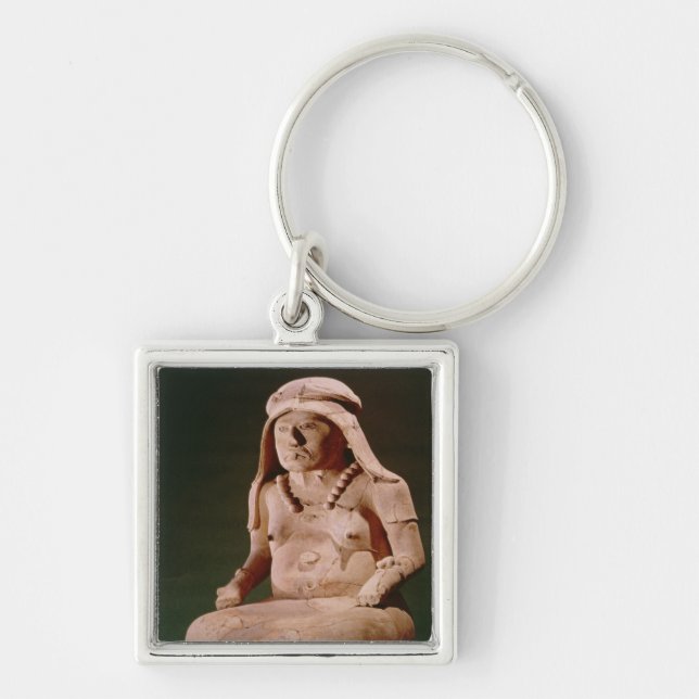Pottery Goddess of the Hearth, Vera Cruz Keychain (Front)