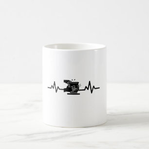 Pottery Heartbeat Ceramist Ceramicist Coffee Mug