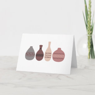 Pottery Jugs Card