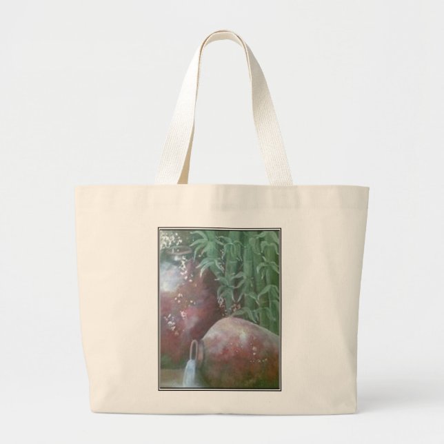 Pottery Large Tote Bag (Front)