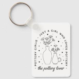 Pottery lover girly aesthetic keychain