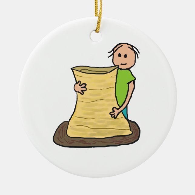 Pottery Making Ceramic Ornament (Front)