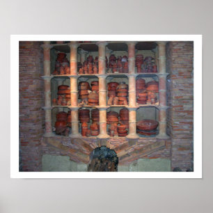 Pottery oven from Graufesenque, c.150 BC (photo) Poster