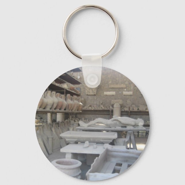 Pottery Room in Pompeii Keychain (Front)