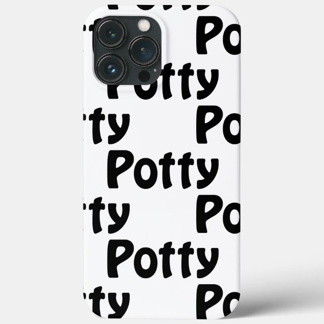 Potty Case-Mate iPhone Case (Back)