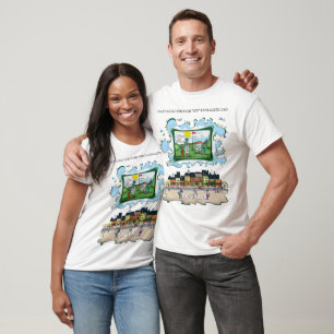 Potty Mouth Satirical Humor White T-Shirt