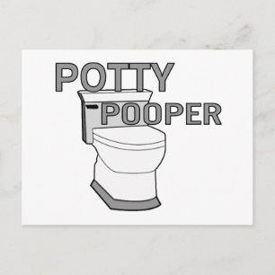 Potty Pooper Postcard