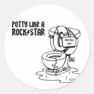 Potty Time! - Designer Sticker