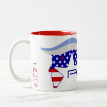 POTUS19 Trump 2020 Mug à café à deux tons