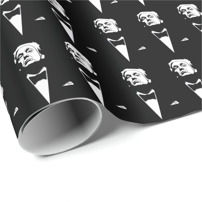 POTUS DJT Donald J Trump Wrapping Paper (Roll Corner)