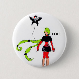 Pou 2 Inch Round Button