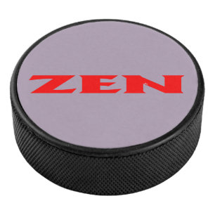 Poubelle de hockey gris-rouge Zen