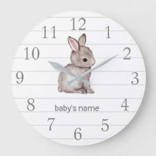 Poubelle Gris Blanc Décor Décor Mur Horloge