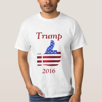 Pouces vers le haut de T-shirt de Donald Trump de