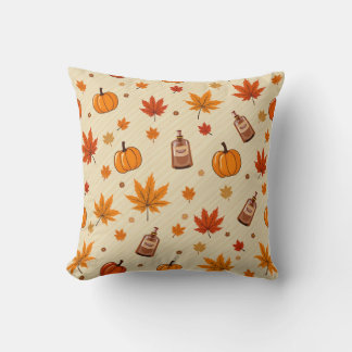Pouf giving thanks for the harvest throw pillow