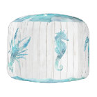 Pouf rustique Seat de cottage de plage