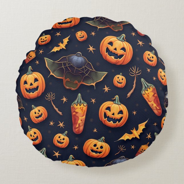 Poufs et coussins d'Halloween (Devant)