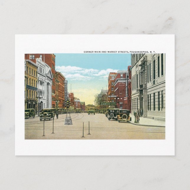 Poughkeepsie, NY Postcard (Front)