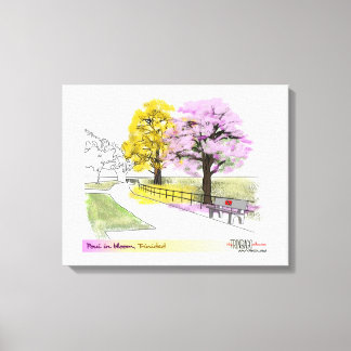 Poui in Bloom Canvas Print