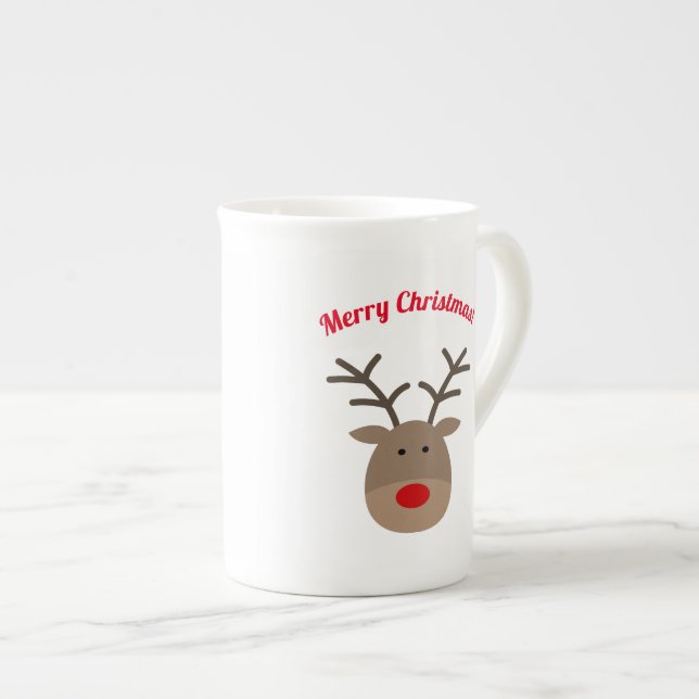 Poule de renne de Noël chine spécialité thé tasse (Devant droit)