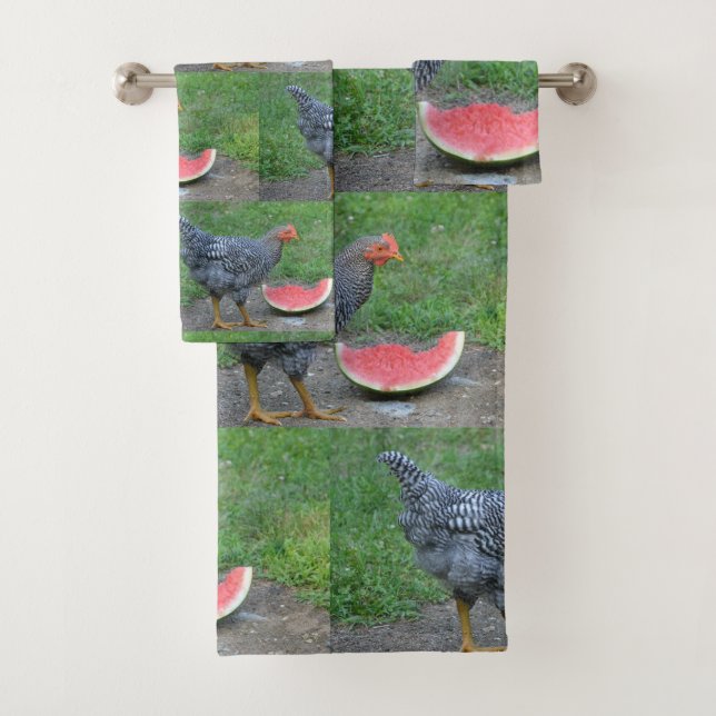Poulet aime la pastèque (En situation)