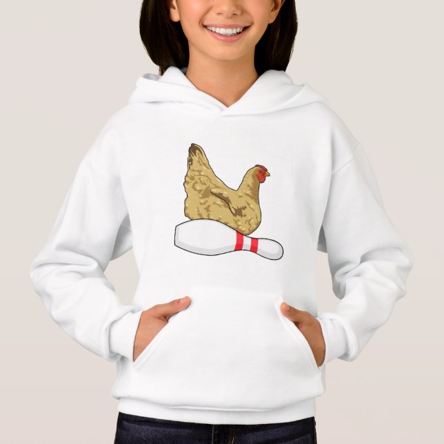 Poulet au Bowling avec épingle de Bowling (Devant)