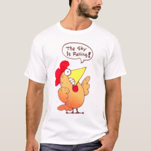 Poulet de bande dessinée du T-shirt   de poulet