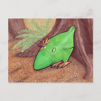 Poulet de la carte postale Plante