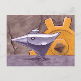 Poulet de Metal carte postale