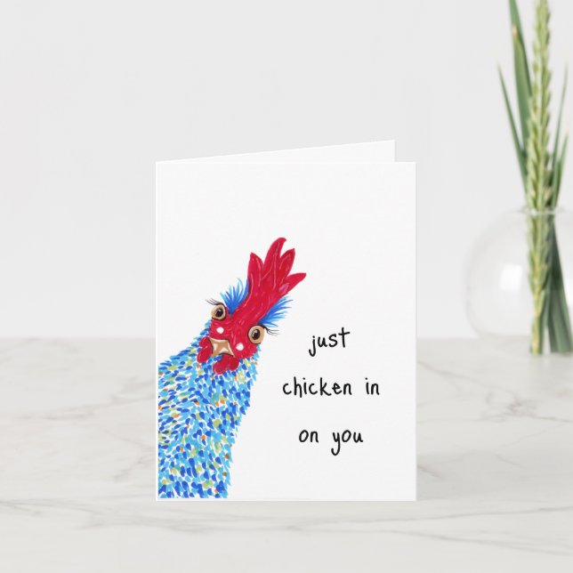 Poulet en pensant à votre carte (Devant)