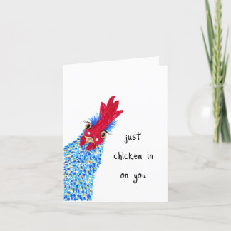 Poulet en pensant à votre carte