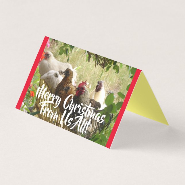 Poulet Les Coqs Joyer De Nous Toutes Les Cartes De (Front)