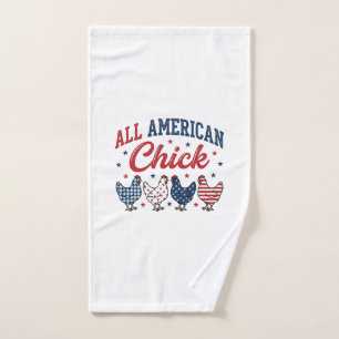 Poulet patriotique américain tout américain concep