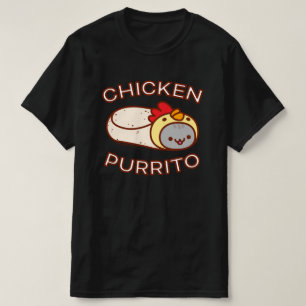 POULET PURRITO Chat Burrito T-SHIRT
