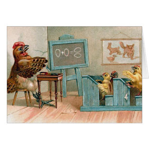 "Poulets cru à école"