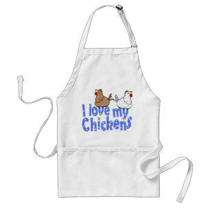 Poulets d'amour - tablier
