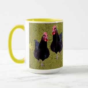 Poulets noirs dorés, Mug de café