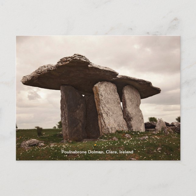 Poulnabrone Dolmen Portal Tombe Irlande Carte post (Devant)